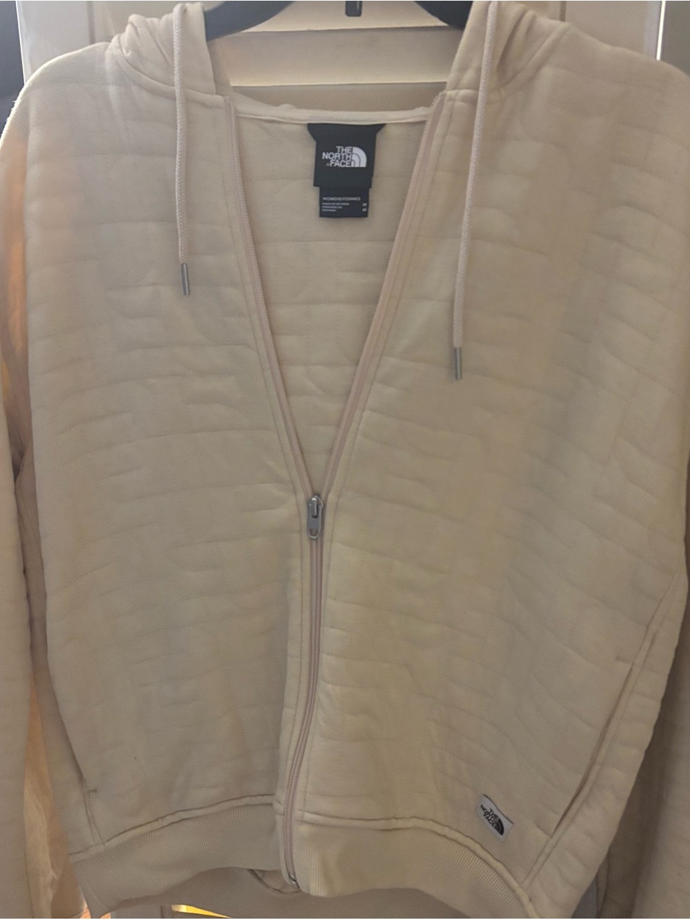 The North Face Women's Light Yellow Quilted Jacket